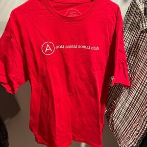 Anti Social Social Club Red T-Shirt